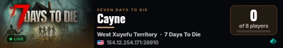 Cayne live status badge