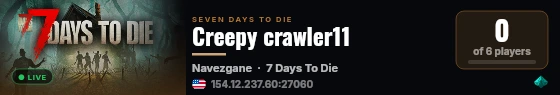Creepy crawler11 live status badge