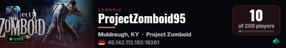 ProjectZomboid95 live status badge