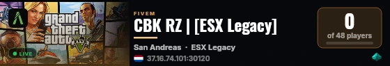 CBK RZ | [ESX Legacy] live status badge