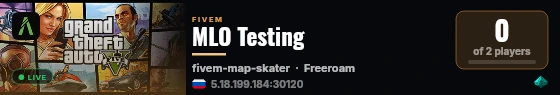 MLO Testing live status badge
