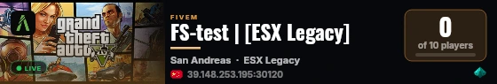 FS-test | [ESX Legacy] live status badge
