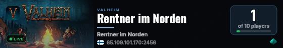 Rentner im Norden live status badge