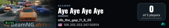 Aye Aye Aye Aye live status badge