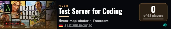 Test Server for Coding live status badge