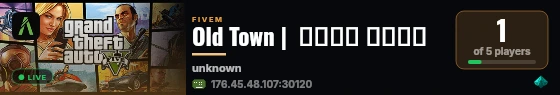 Old Town |  اولد تاون  live status badge