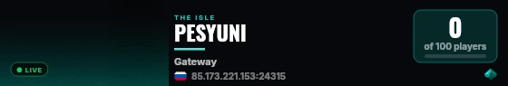 PESYUNI live status badge