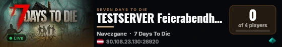 TESTSERVER Feierabendhorde - Undead Legacy [UL 2.7.24] live status badge