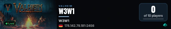W3W1 live status badge