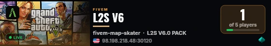 L2S V6 live status badge