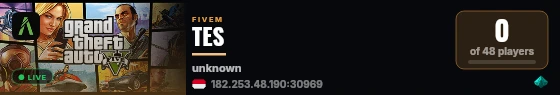TES live status badge