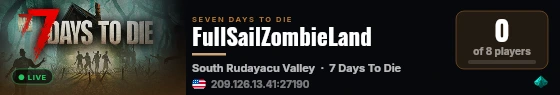 FullSailZombieLand live status badge