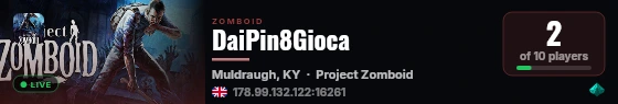 DaiPin8Gioca live status badge