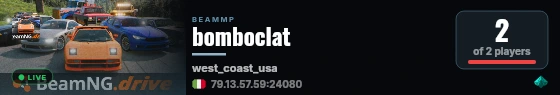 bomboclat live status badge