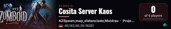 Cosita Server Kaos live status badge