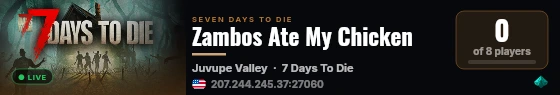 Zambos Ate My Chicken live status badge