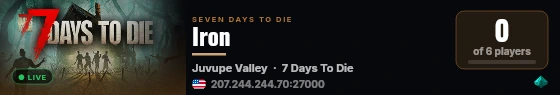 Iron live status badge