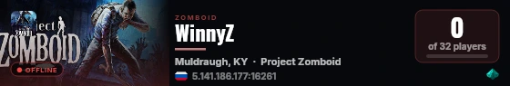 WinnyZ live status badge
