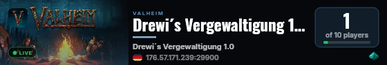 Drewi´s Vergewaltigung 1.0 live status badge