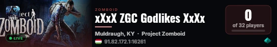 xXxX ZGC Godlikes XxXx live status badge