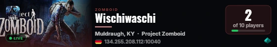 Wischiwaschi live status badge