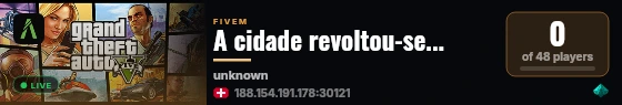 A cidade revoltou-se... live status badge