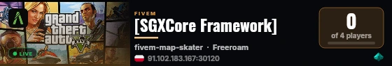 [SGXCore Framework] live status badge