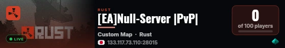 [EA]Null-Server |PvP| live status badge