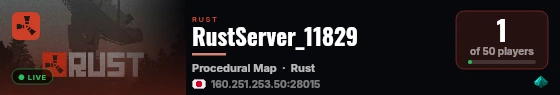 RustServer_11829 live status badge
