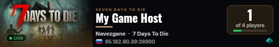 My Game Host live status badge