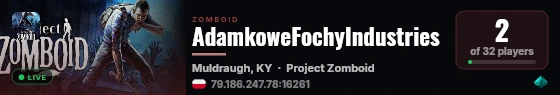 AdamkoweFochyIndustries live status badge