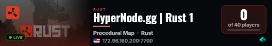 HyperNode.gg | Rust 1 live status badge