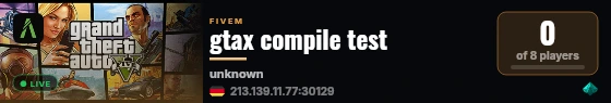 gtax compile test live status badge