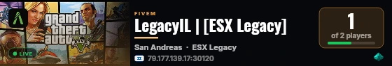 LegacyIL | [ESX Legacy] live status badge