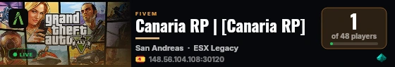 Canaria RP | [Canaria RP] live status badge
