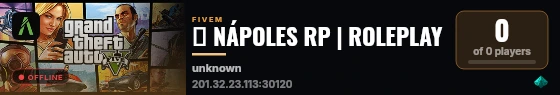 🌃 NÁPOLES RP | ROLEPLAY live status badge