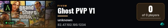 Ghost PVP V1 live status badge