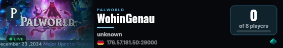 WohinGenau live status badge