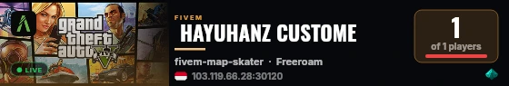  HAYUHANZ CUSTOME live status badge