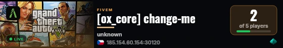 [ox_core] change-me live status badge