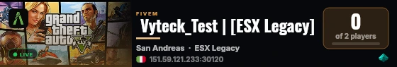  Vyteck_Test | [ESX Legacy] live status badge