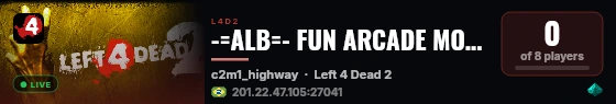 -=ALB=- FUN ARCADE MODE live status badge