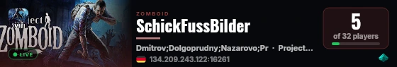SchickFussBilder live status badge