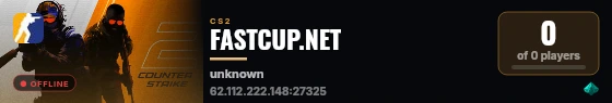 FASTCUP.NET live status badge