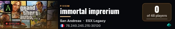 immortal imprerium live status badge