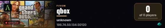 qbox  live status badge
