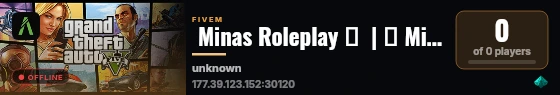  Minas Roleplay 👻  | ✅ Minas Roleplay  ✅ | 🎮 https://discord.gg/79a4d7YJQ3 live status badge