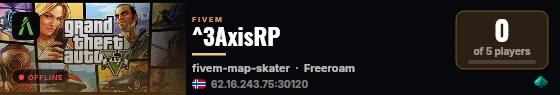 ^3AxisRP live status badge