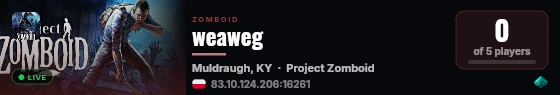 weaweg live status badge