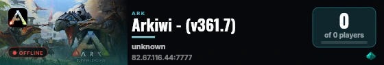 Arkiwi - (v361.7) live status badge
